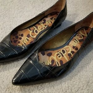 Sam Edelman pointed flats leopard